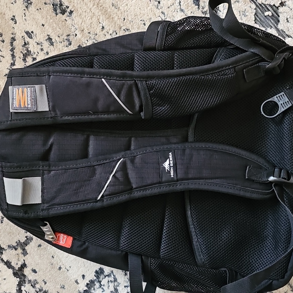 High Sierra Black Waterproof Tech Backpack - image 3